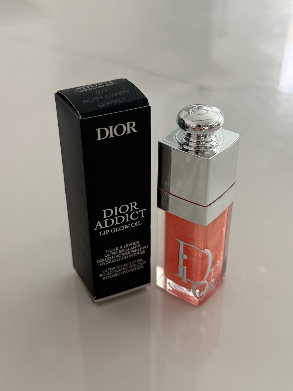 New! Dior Addict Lip Glow Oil sparkling lipgloss - 077 Rosy Candy Sparkly ✨